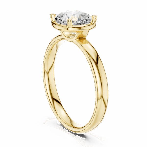 The “Romantic” Cushion Diamond Engagement Ring