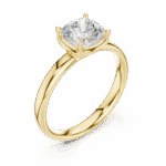 The “Romantic” Cushion Diamond Engagement Ring