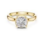 The “Romantic” Cushion Diamond Engagement Ring