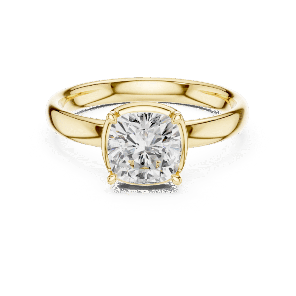 The “Romantic” Cushion Diamond Engagement Ring