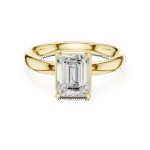 Timeless Emerald Solitaire Ring