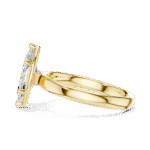 Elegant Marquise Cut Diamond Solitaire Ring