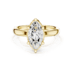 Elegant Marquise Cut Diamond Solitaire Ring