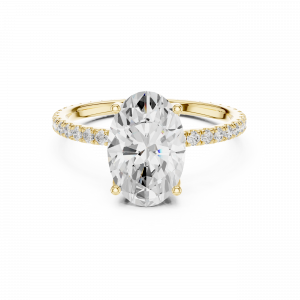 Serenova Oval Cut 2.5CT Diamond Perfect Fit Ring For women
