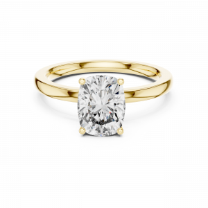 2CT Radiant Perfect Fit Lab Diamond Engagement Ring