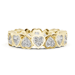 Love in Every Sparkle: Heart Diamond Eternity Ring