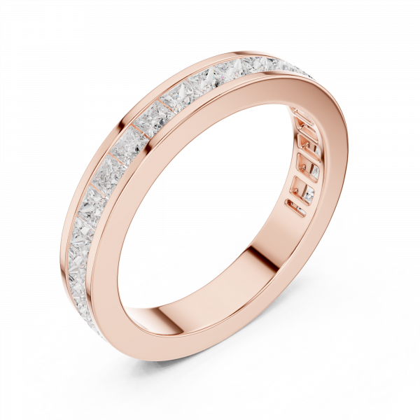 Channel Set Princess Diamond Full Eternity Ring