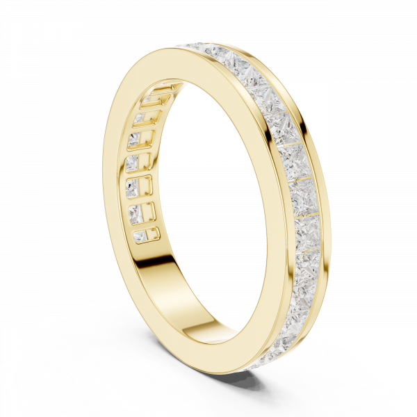 Channel Set Princess Diamond Full Eternity Ring