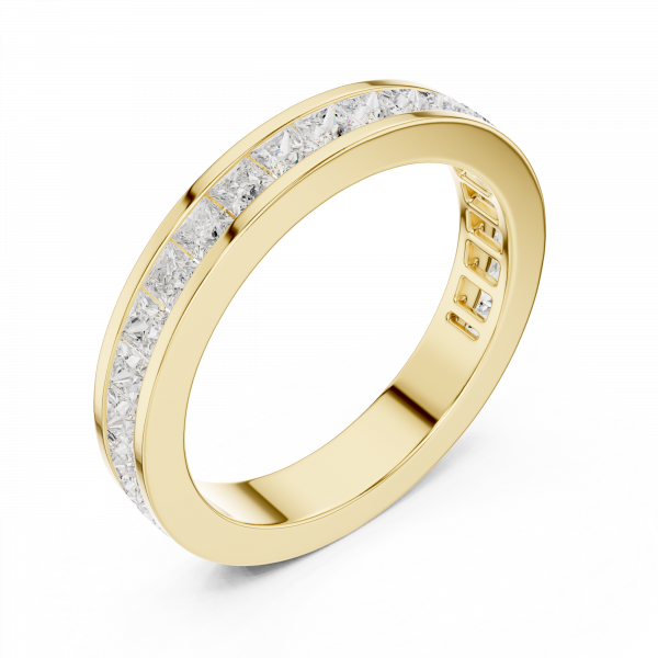 Channel Set Princess Diamond Full Eternity Ring