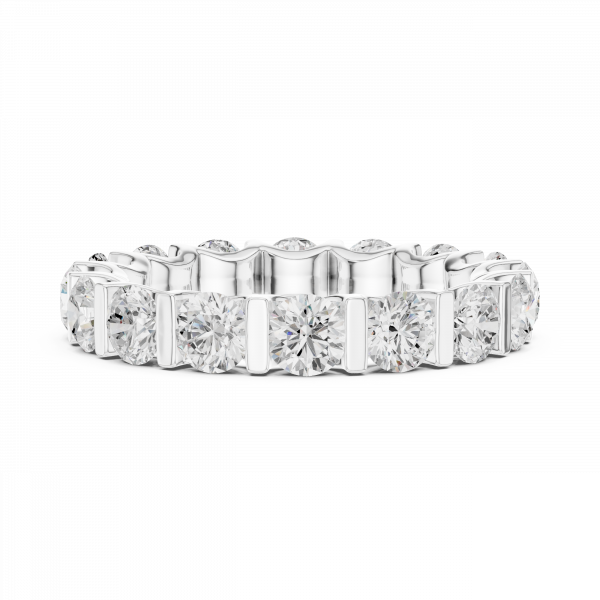 Striking Bar-Set Diamond Eternity Ring