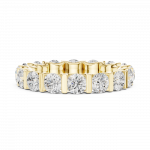 Striking Bar-Set Diamond Eternity Ring