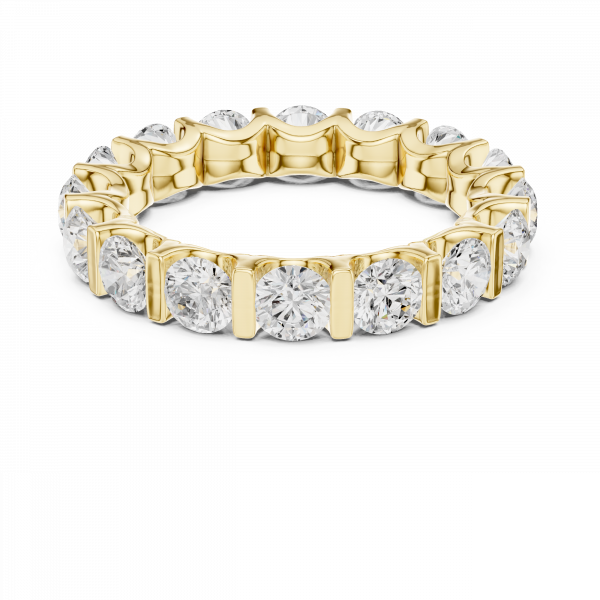 Striking Bar-Set Diamond Eternity Ring