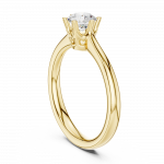 Heritage Solitaire Round Brilliant Engagement Ring In Lab Grown Diamond
