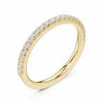 Double Row Diamond Eternity Band