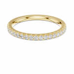 Double Row Diamond Eternity Band
