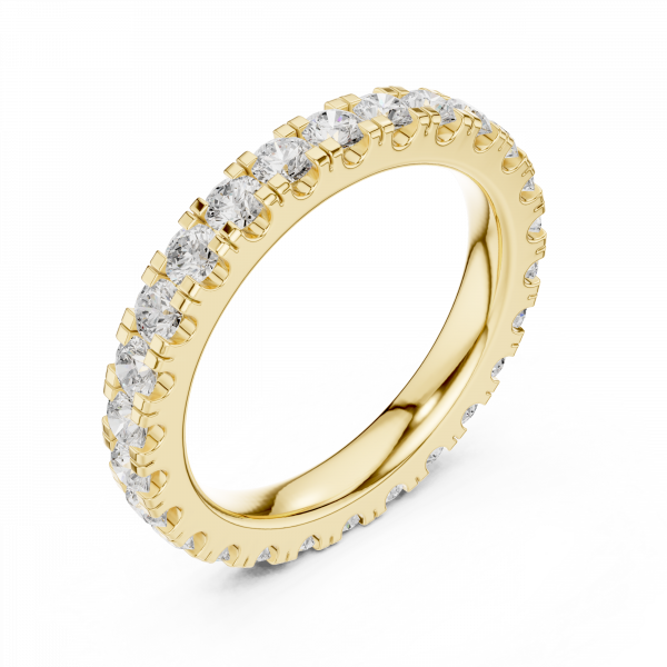 Round Diamond Eternity Band