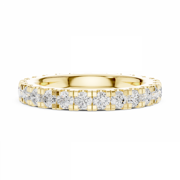 Round Diamond Eternity Band