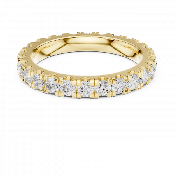 Round Diamond Eternity Band