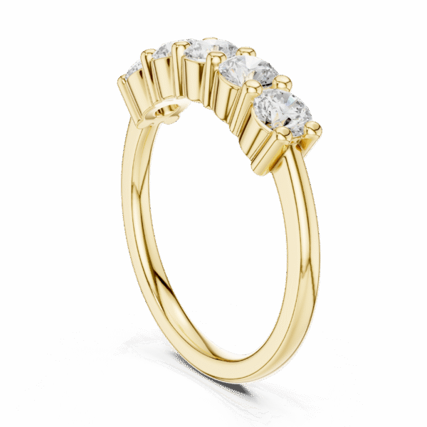 Luminara Five-Stone Diamond Ring In Lab Grown Diamond