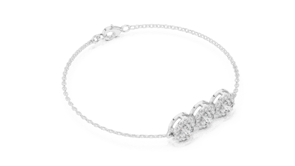 Triple Sparkle Gold Bracelet