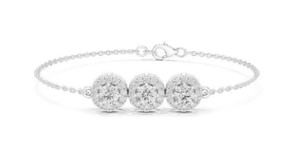 Triple Sparkle Gold Bracelet