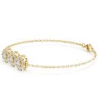 Triple Sparkle Gold Bracelet