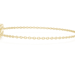 Triple Sparkle Gold Bracelet