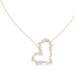 Multi Lab Diamond Pendent Necklace
