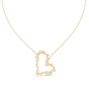 Multi Lab Diamond Pendent Necklace